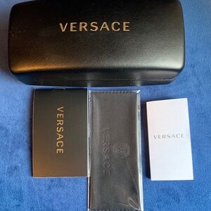 NEW VERSACE 3 Piece  Eye/Sunglasses Case
